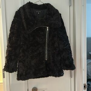 Saks Fifth Avenue vintage  fur zipper coat